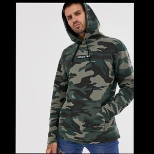 Camo hollister hoodie